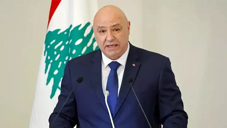 الرئيس اللبناني جوزيف عون خلال كلمة رسمية