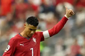 كريستيانو رونالدو يبدو حزينًا بعد خروج البرتغال من كأس العالم 2026