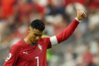 كريستيانو رونالدو يبدو حزينًا بعد خروج البرتغال من كأس العالم 2026