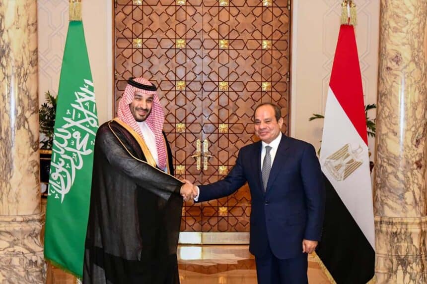 ولي العهد السعودي يوجه برقية شكر للرئيس السيسي بعد مغادرته القاهرة 1 ولي العهد السعودي يوجه برقية شكر للرئيس السيسي بعد مغادرته القاهرة