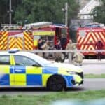 إخلاء منازل واعتقالات بعد حادث أمني قرب قاعدة أمريكية في بريطانيا