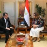 سفير أرمينيا يبحث مع منال عوض مشاركة مصر في COP17 بيريفان