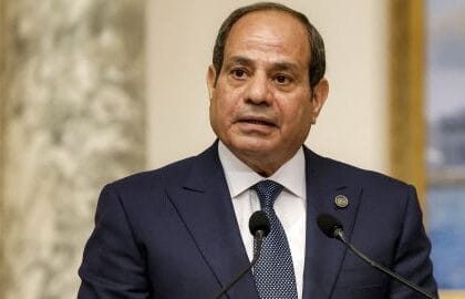 السيسي: مصر متمسكة بأمنها المائي وترفض تهجير الفلسطينيين